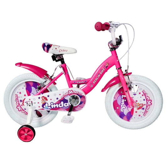 Berlin Bike Linda Kids Bike 16 Inch, 6