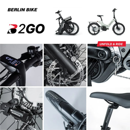 Berlin Bike 2GO Folding E-Bike 20 Inch
