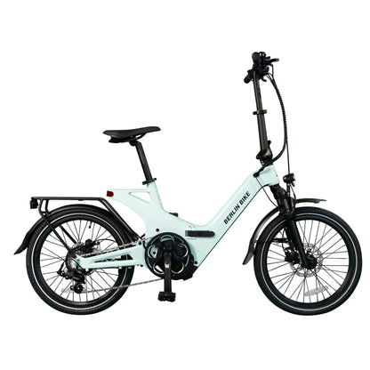 Berlin Bike 2GO Folding E-Bike 20 Inch, Hellgruen profilansicht 1080x1080