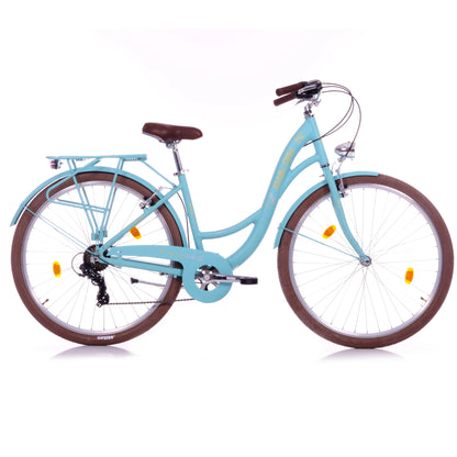 Berlin Bike Bella2 City Bike 28 Inch, Zoll tuerkis seitenansicht 1080x1080