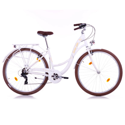 Berlin Bike Bella2 City Bike 28 Inch, Zoll weiss seitenansicht 1080x1080