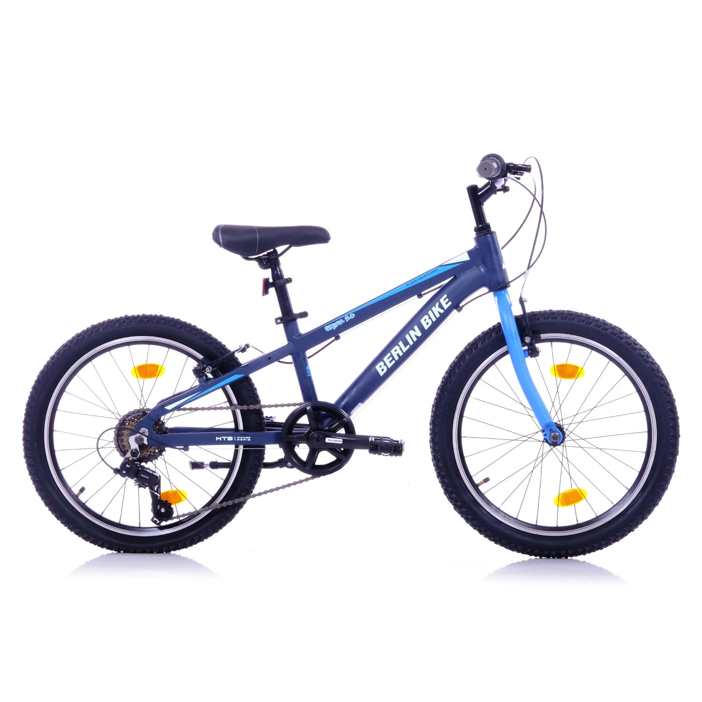 Berlin Bike Grizz Kinderfahrrad 20 Zoll, Blau seitenansicht 1080x1080