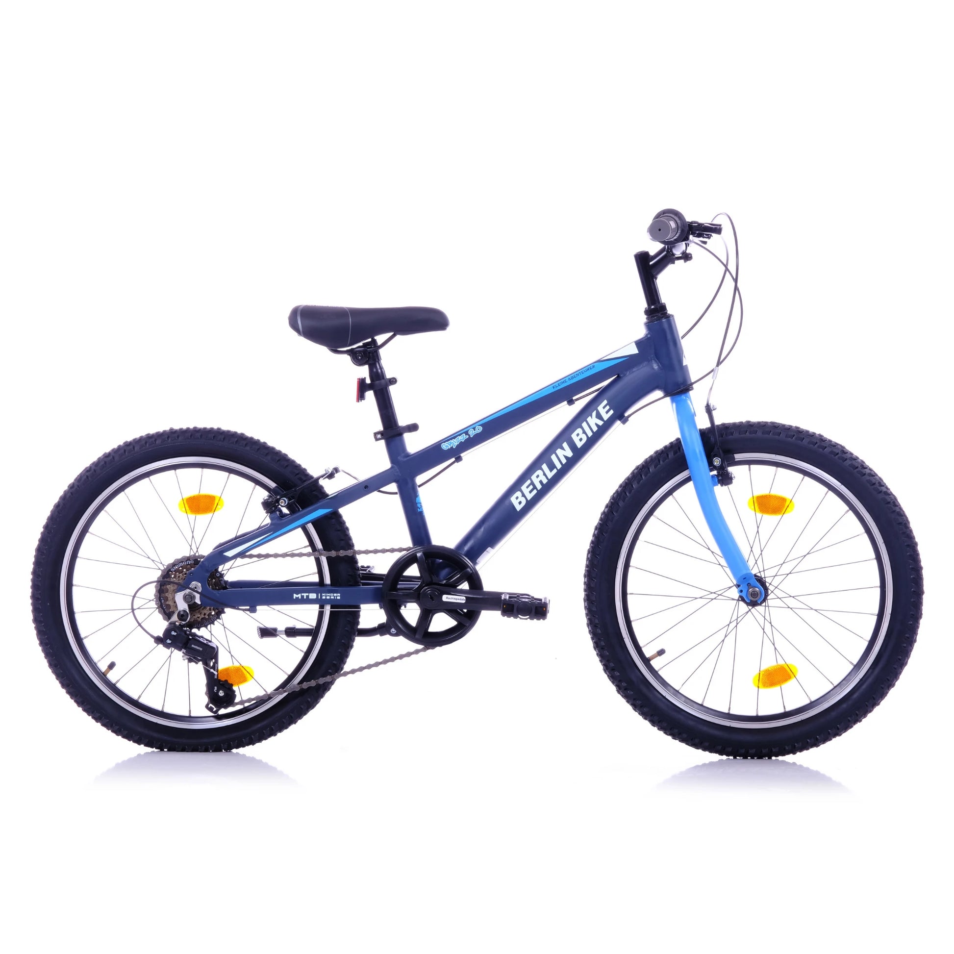 Berlin Bike Grizz Kinderfahrrad 20 Zoll, Blau seitenansicht 1080x1080