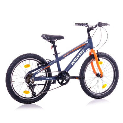 Berlin Bike Grizz Kinderfahrrad 20 Zoll, Orange 45grad rueckansicht