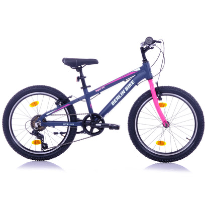 Berlin Bike Grizz Kinderfahrrad 20 Zoll, Rosa seitenansicht 1080x1080