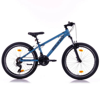 Berlin Bike MTB1 Youth Mountain Bike 24 Inch, Zoll blau 45grad seitenansicht 1080x1080
