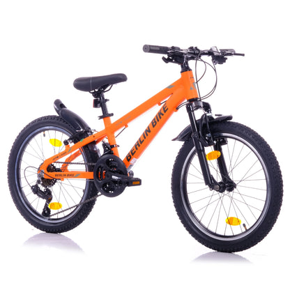 Berlin Bike MTB1 Kids Mountain Bike 20 Inch, Zoll orange 45grad frontansicht 1080x1080