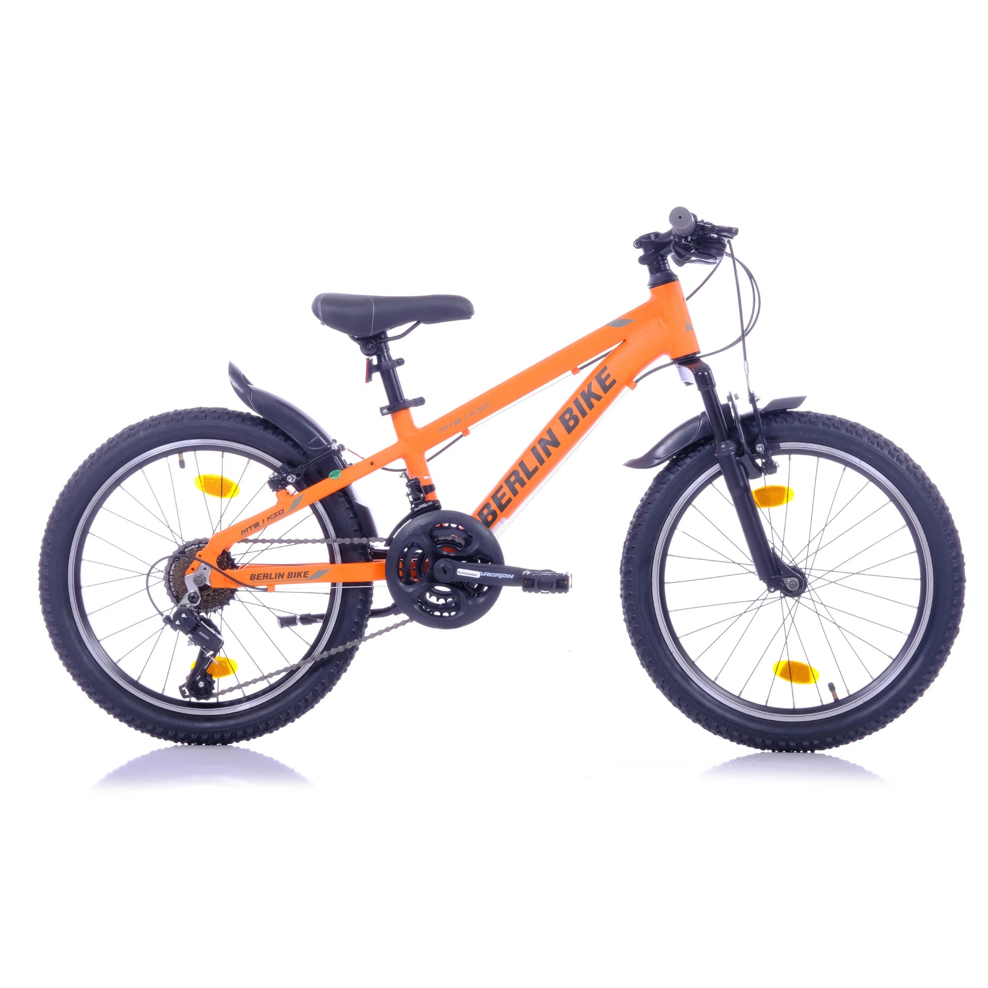 Berlin Bike MTB1 Kids Mountain Bike 20 Inch, Zoll orange profilansicht 1080x1080