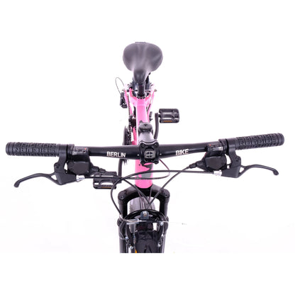 Berlin Bike MTB1 Kids Mountain Bike 20 Inch, Zoll rosa lenker von oben detail 1080x1080