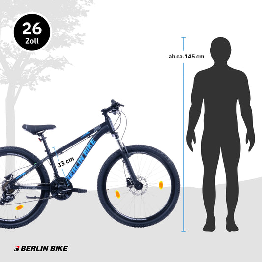 Berlin Bike MTB1 Mountain Bike, 26 zoll groessenempfehlung ab 145cm 1080x1080