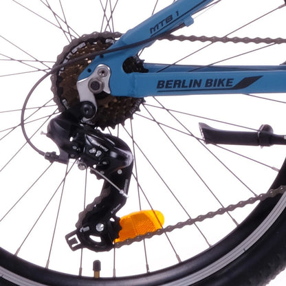 Berlin Bike MTB1 Youth Mountain Bike 24 Inch, Zoll blau schalthebel 1080x1080