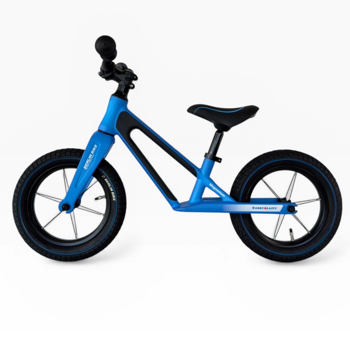 Berlin Bike Raddy Laffy Balance Bike 12 Inch, 12zoll blau magnesium superleicht rechte seitenansicht 2 2000px 2000px