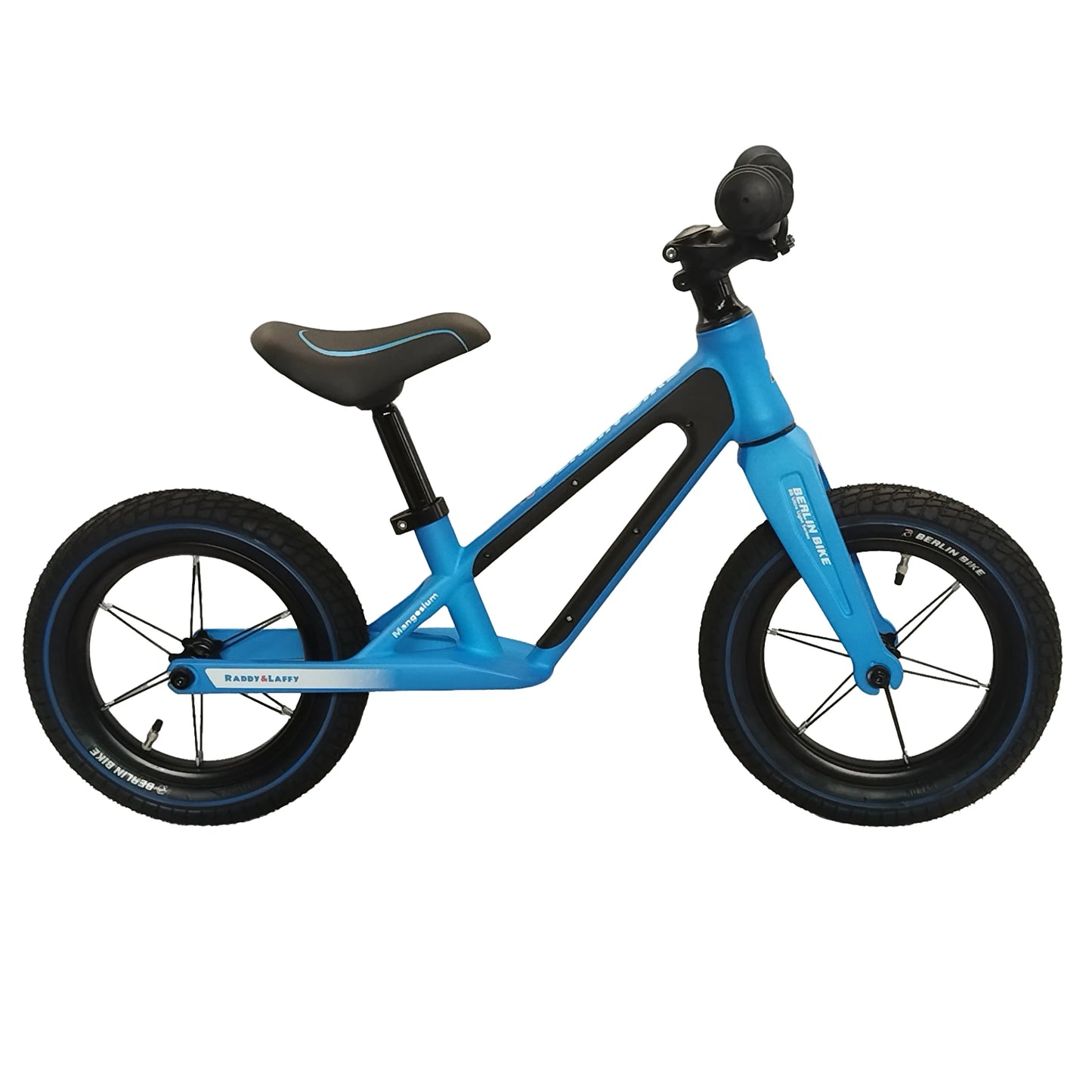 Berlin Bike Raddy Laffy Balance Bike 12 Inch, 12zoll blau magnesium superleicht rechte seitenansicht 2000px 2000px