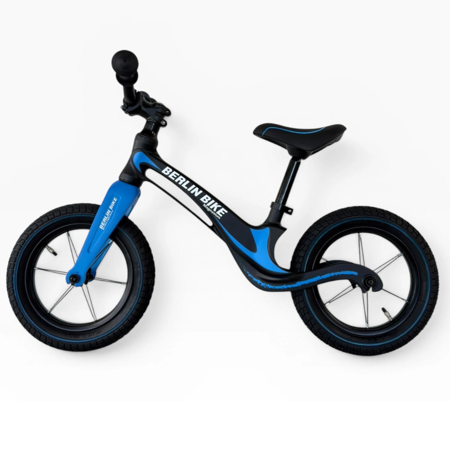 Berlin Bike Rolly Growy Balance Bike 12 Inch, 12zoll blau magnesium superleicht seitenansicht 2 2000px 2000px
