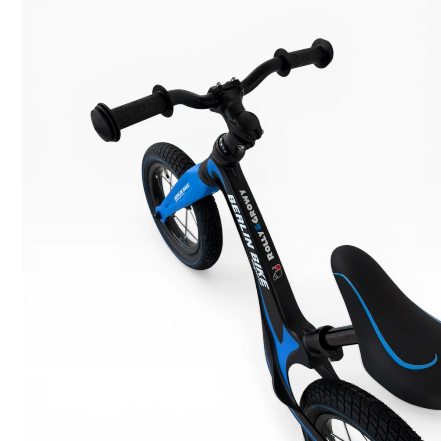 Berlin Bike Rolly Growy Balance Bike 12 Inch, 12zoll blau magnesium superleicht top view 2000px 2000px