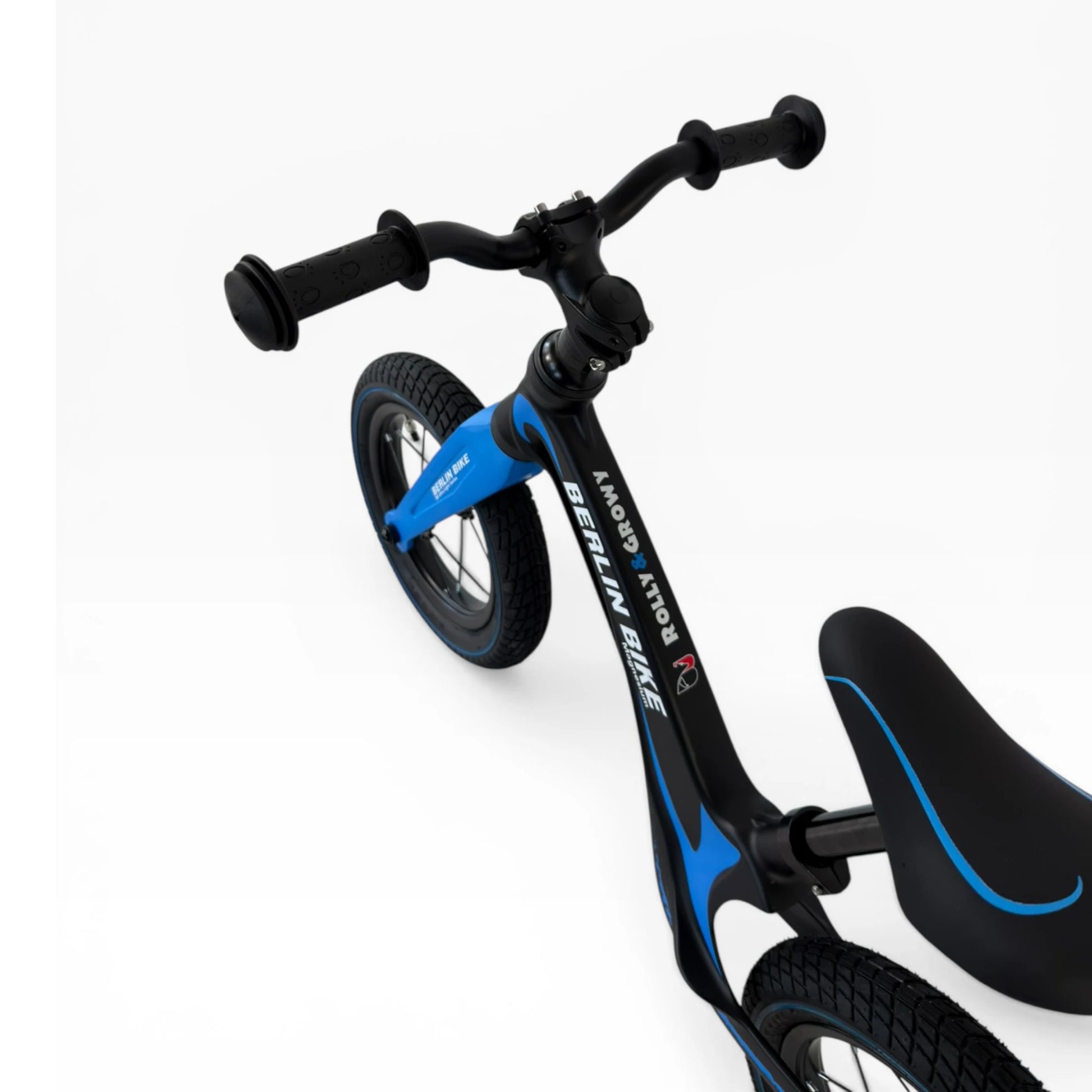 Berlin Bike Rolly Growy Balance Bike 12 Inch, 12zoll blau magnesium superleicht top view 2000px 2000px