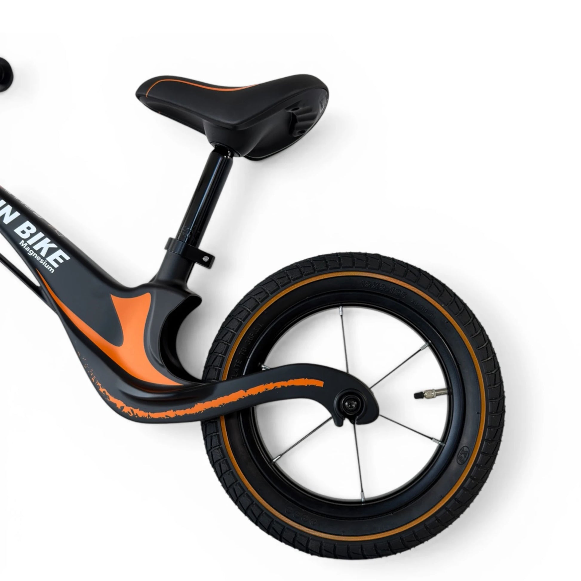 Berlin Bike Rolly Growy Balance Bike 12 Inch, 12zoll orange magnesium seitansicht hinter 2000px 2000px