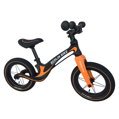 Berlin Bike Rolly Growy Balance Bike 12 Inch, 12zoll orange magnesium superleicht 45grad frontansicht 1080x1080