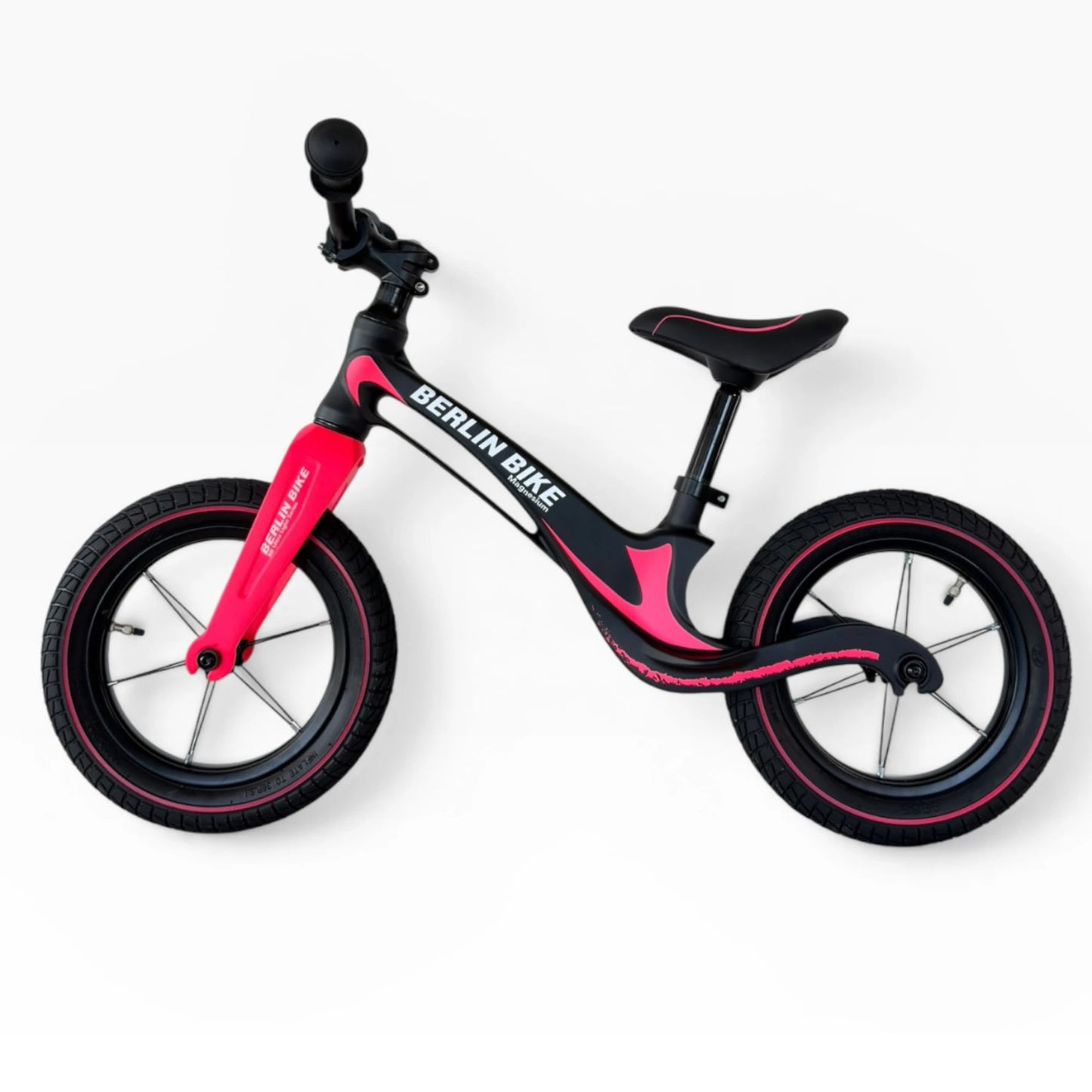 Berlin Bike Rolly Growy Balance Bike 12 Inch, 12zoll rosa magnesium superleicht profil seitansicht 2000px 2000px