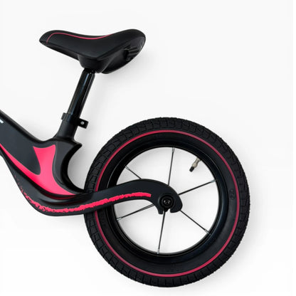 Berlin Bike Rolly Growy Balance Bike 12 Inch, 12zoll rosa magnesium superleicht seitliche rueckansicht 2000px 2000px