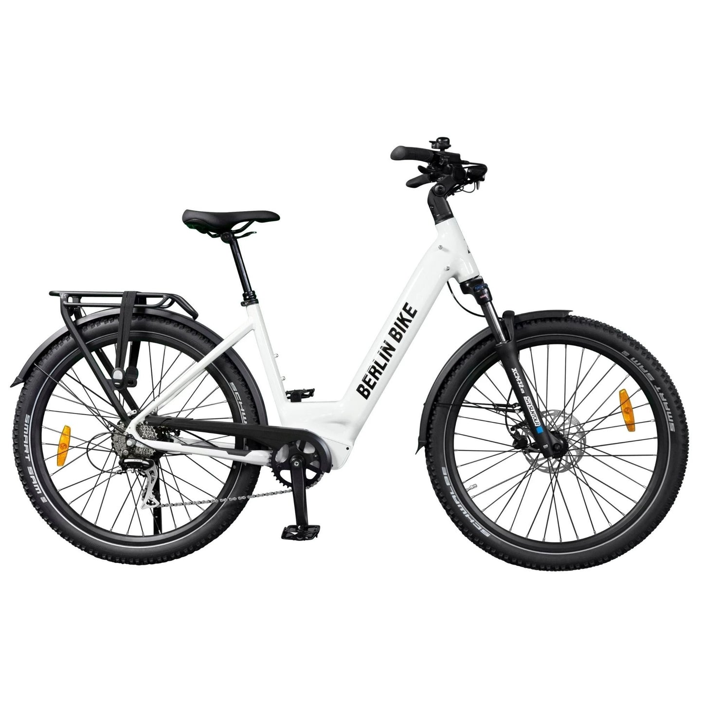 Berlin Bike SUV Trekking E-Bike 27.5 Inch, Weiss profilansicht 1080x1080