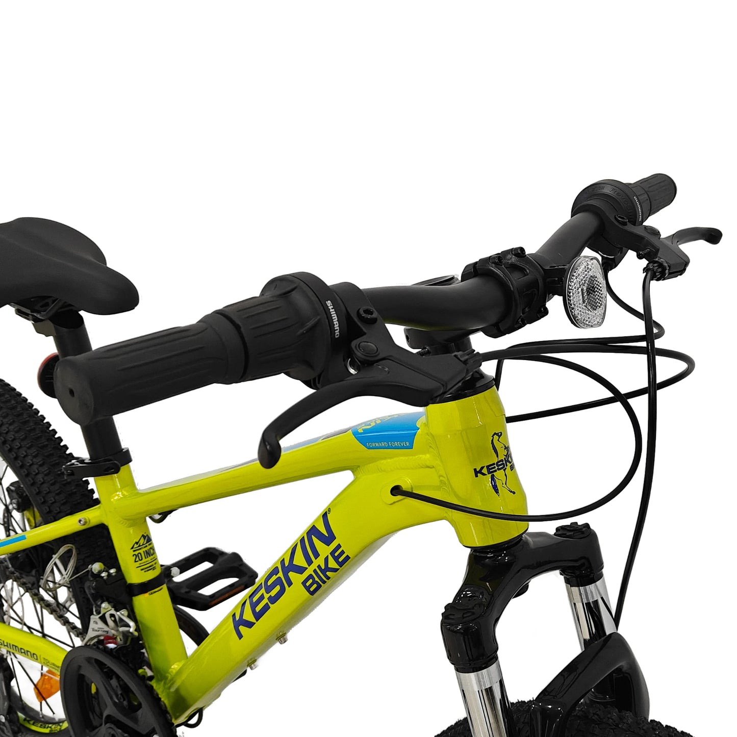 Keskin Bike MTB1 Kinderfahrrad 20 Zoll, Neon green oben rechts ansicht 1080x1080