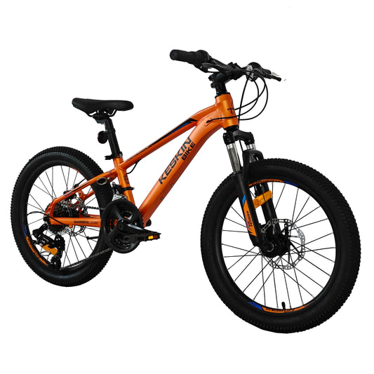Keskin Bike MTB1 Kinderfahrrad 20 Zoll, Orange 45grad frontansicht 1080x1080