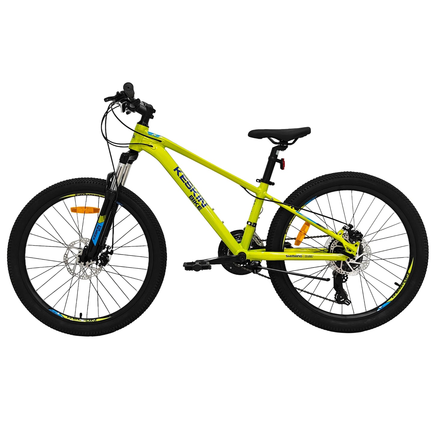 Keskin EBike MTB1 Youth Mountain Bike 24 Inch, Zoll neon green seitenansicht rechts 1080x1080