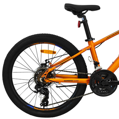 Keskin EBike MTB1 Youth Mountain Bike 24 Inch, Zoll orange antrieb kassette kette 1080x1080
