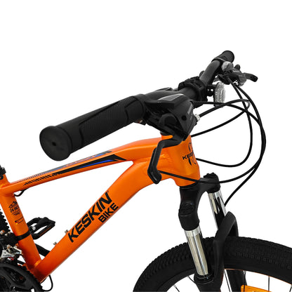 Keskin EBike MTB1 Youth Mountain Bike 24 Inch, Zoll orange oben rechts ansicht 1080x1080