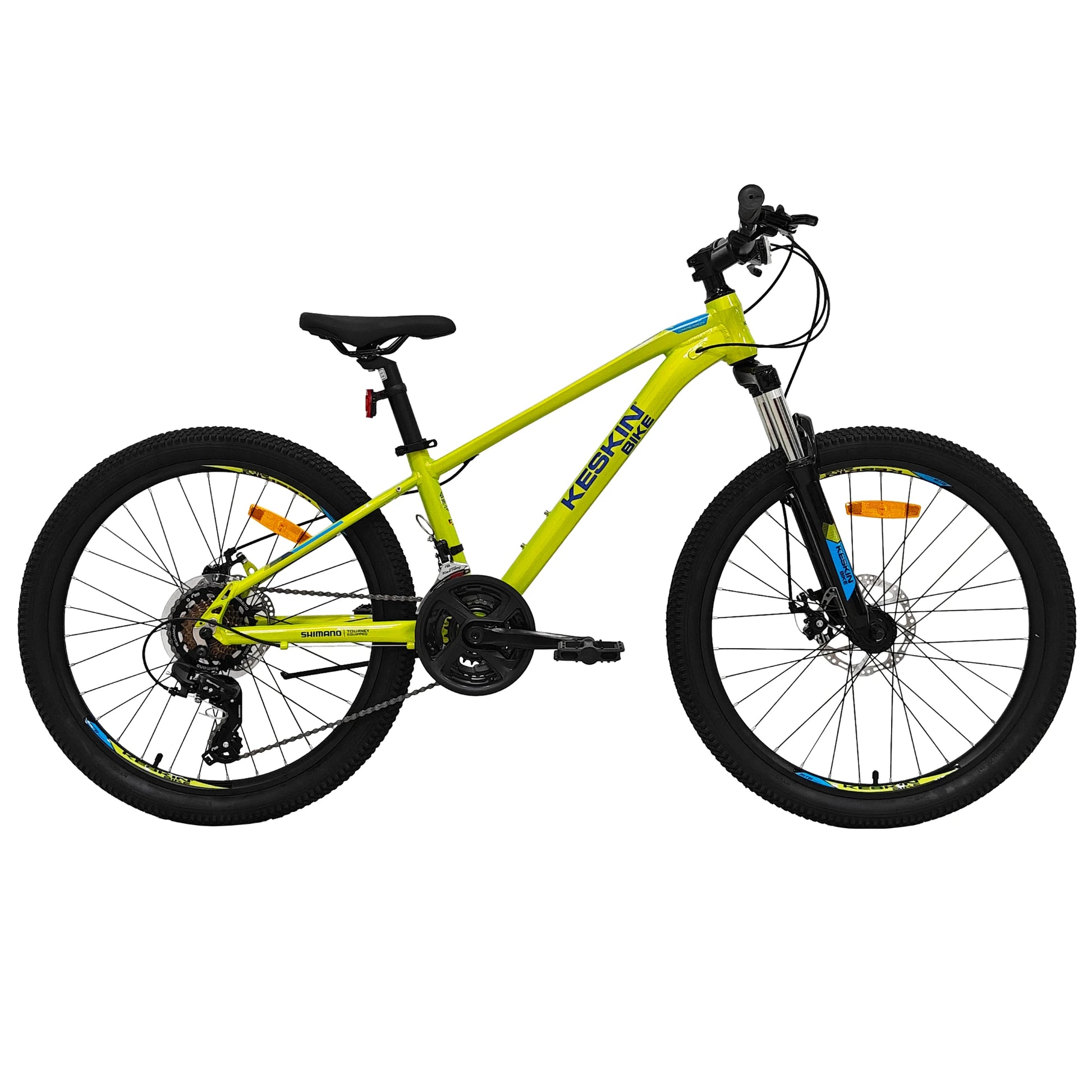 Keskin EBike MTB1 Youth Mountain Bike 24 Inch, Zoll orange seitenansicht links 1080x1080 (2)