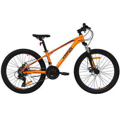 Keskin EBike MTB1 Youth Mountain Bike 24 Inch, Zoll orange seitenansicht rechts 1080x1080