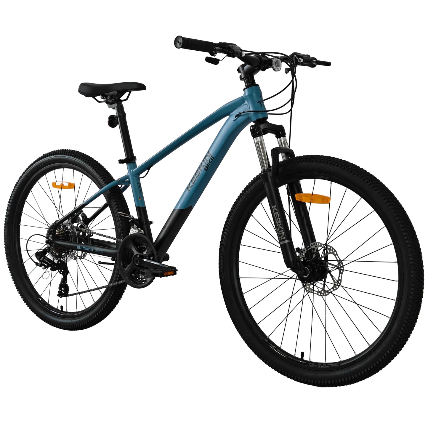 Keskin EBike MTB1 Mountain Bike, 26 29 zoll blau 45grad frontansicht 1080x1080