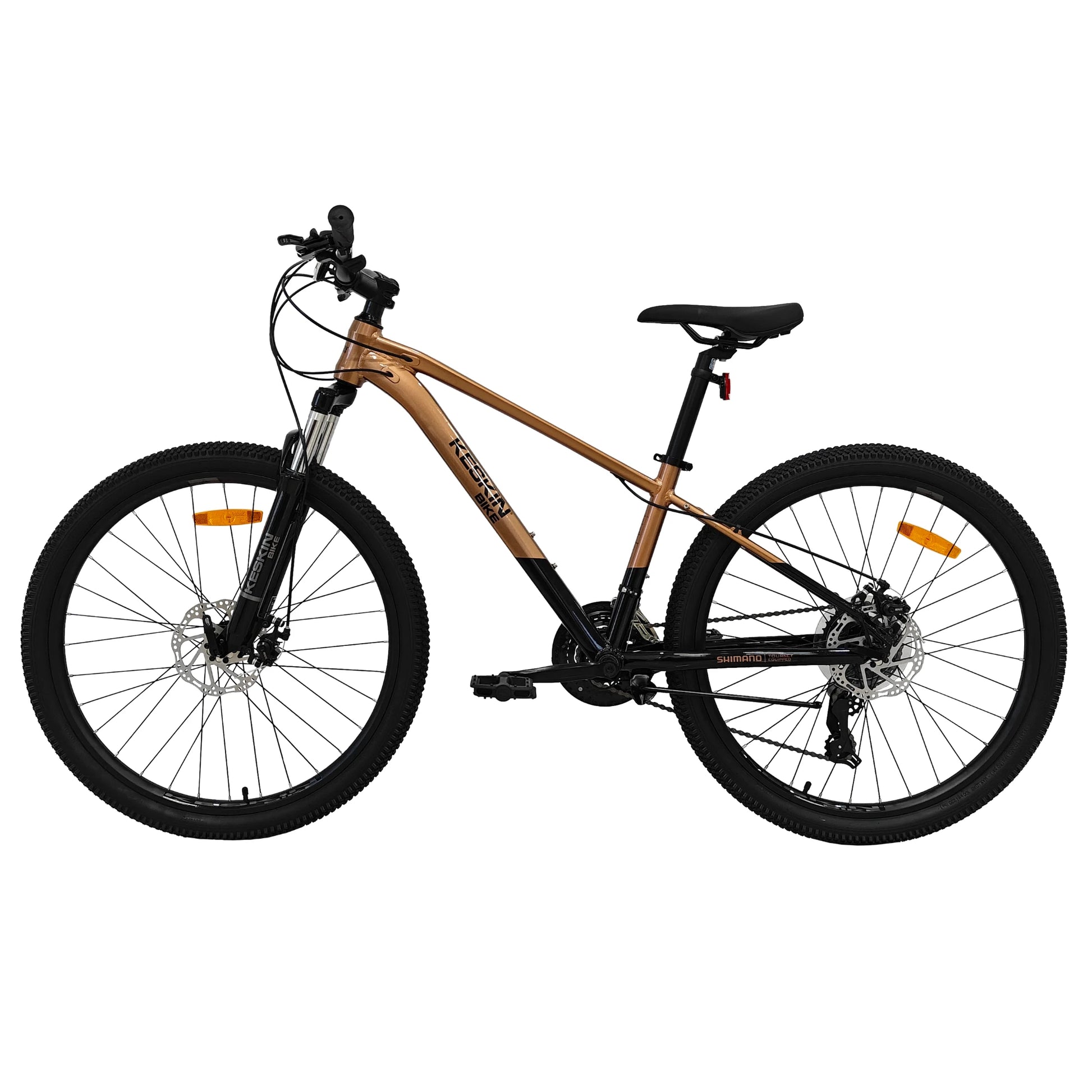 Keskin EBike MTB1 Mountain Bike, 26 29 zoll bronze seitenansicht links 1080x1080