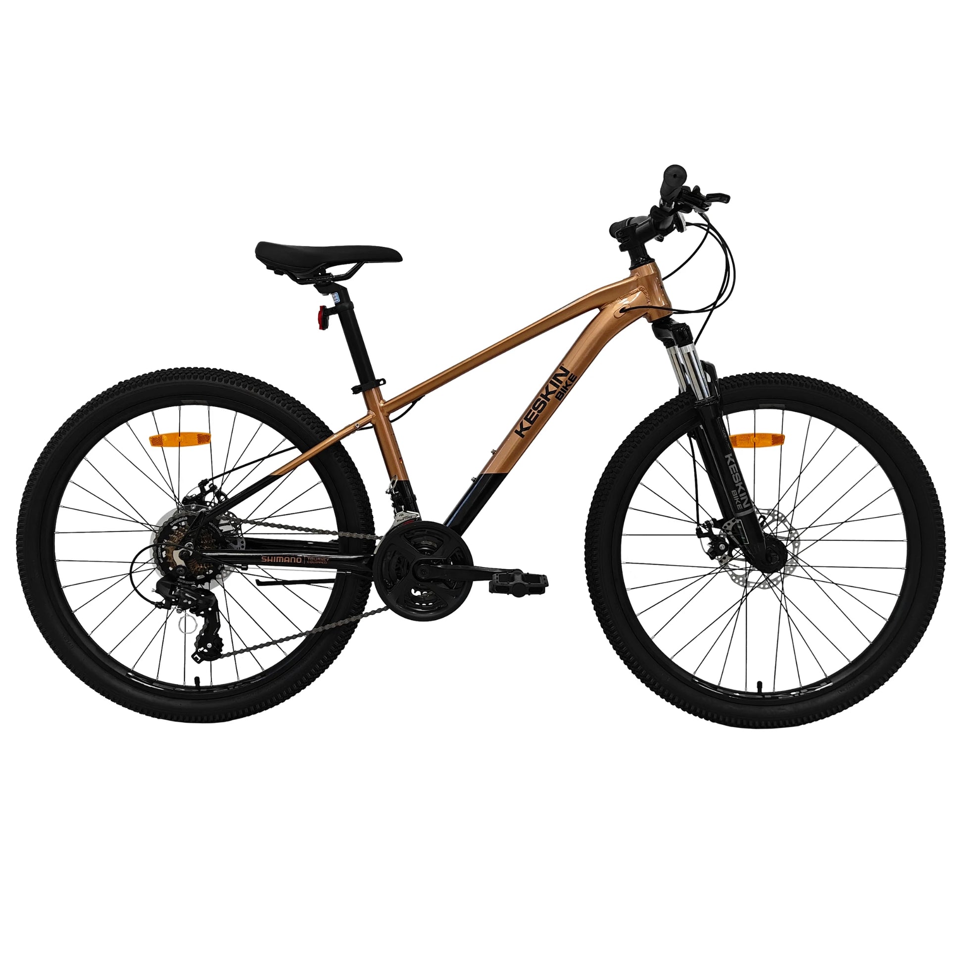 Keskin EBike MTB1 Mountain Bike, 26 29 zoll bronze seitenansicht rechts 1080x1080