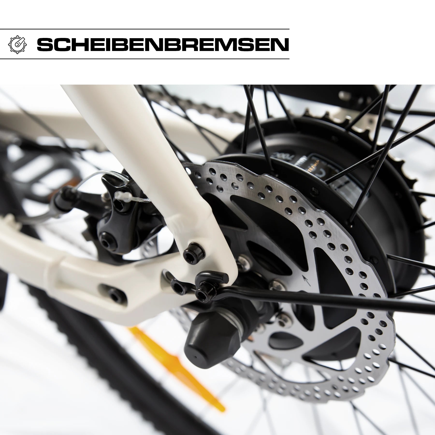 Keskin EBike cBike1 City E-Bike 28 Inch, Matt sand disk bremse motor detail 1080x1080