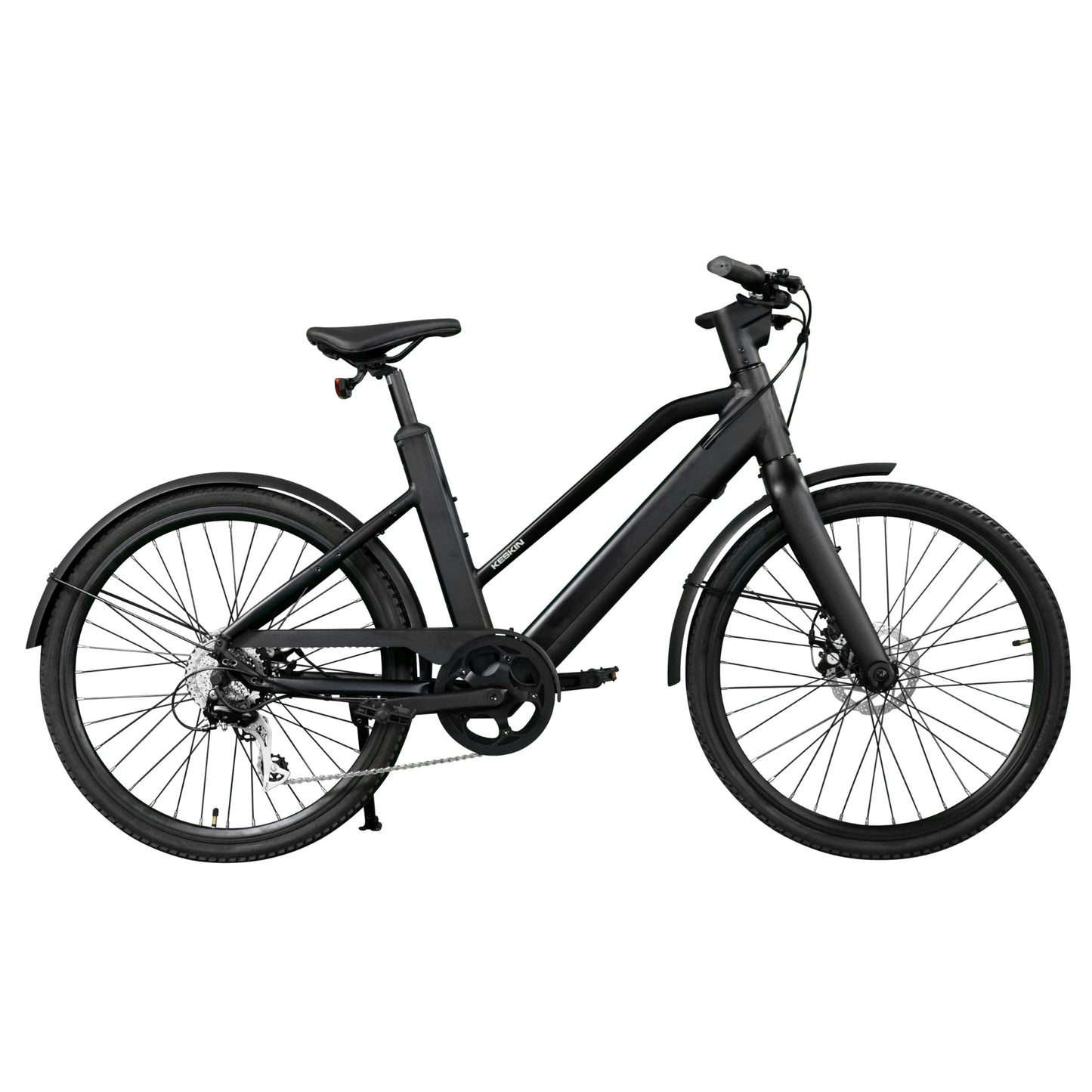 Keskin EBike cBike1 City E-Bike 26 Inch, Cbike1v matt schwarz profilansicht 1080x1080