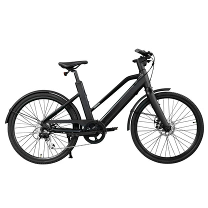 Keskin EBike cBike1 City E-Bike 26 Inch, Cbike1v matt schwarz profilansicht 1080x1080